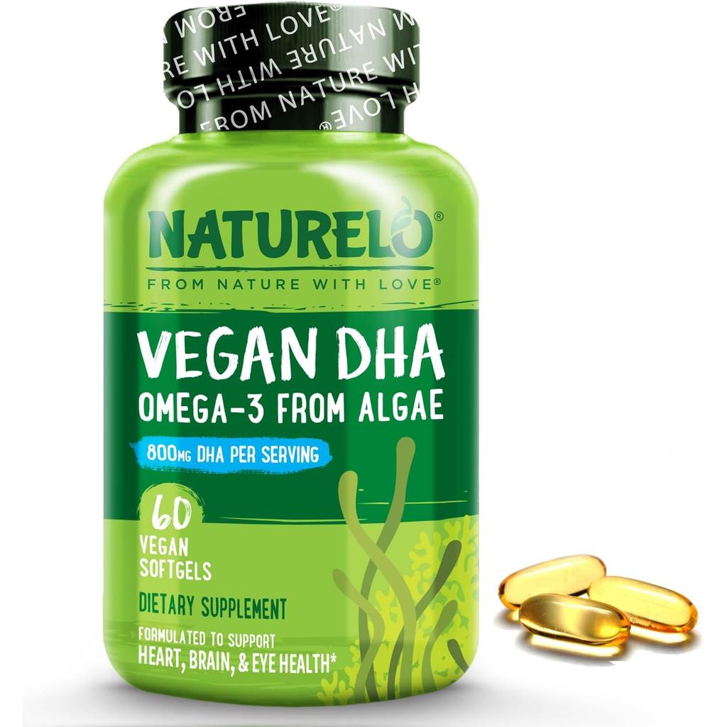 NATURELO Vegan Omega-3 DHA from Algae