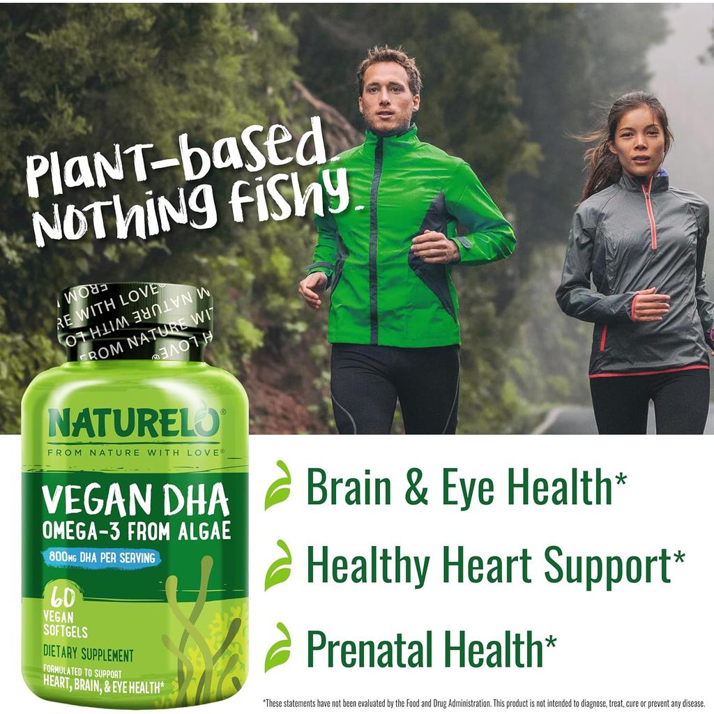 NATURELO Vegan Omega-3 DHA from Algae, image 9