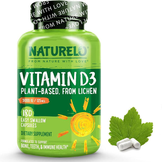 NATURELO Vitamin D3 from Lichen - 5000IU