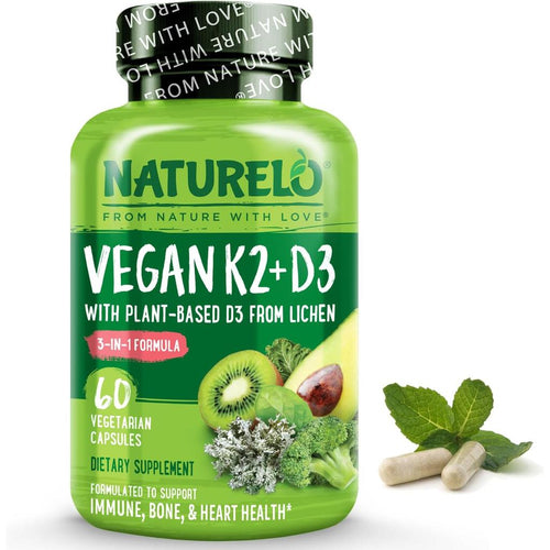 Vitamin D3 + K2 with Whole Food Blend