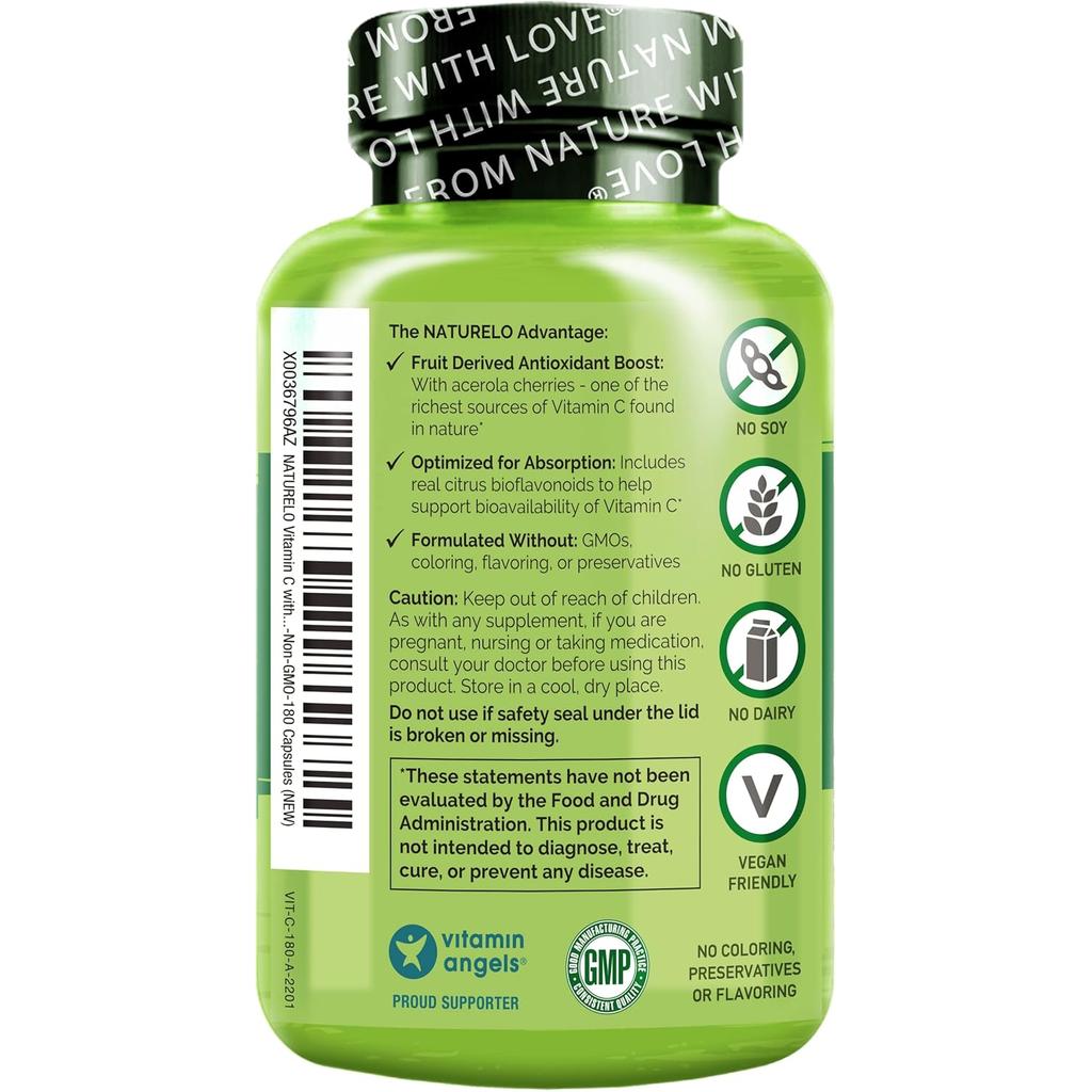 NATURELO Vitamin C with Bioflavonoids, image 11