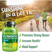 Naturelo Vitamin D from Natural Wild Harvested Lichen 2500 IU - Strong Bones & Immune Support - Image 9