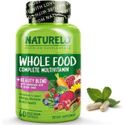 Naturelo Whole Food Multivitamin Beauty Blend - Radiant Skin & Hair Support - Antioxidant Rich Formula