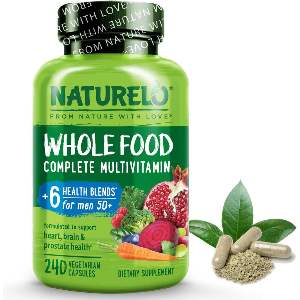 NATURELO Men's 50+ Complete Multivitamin