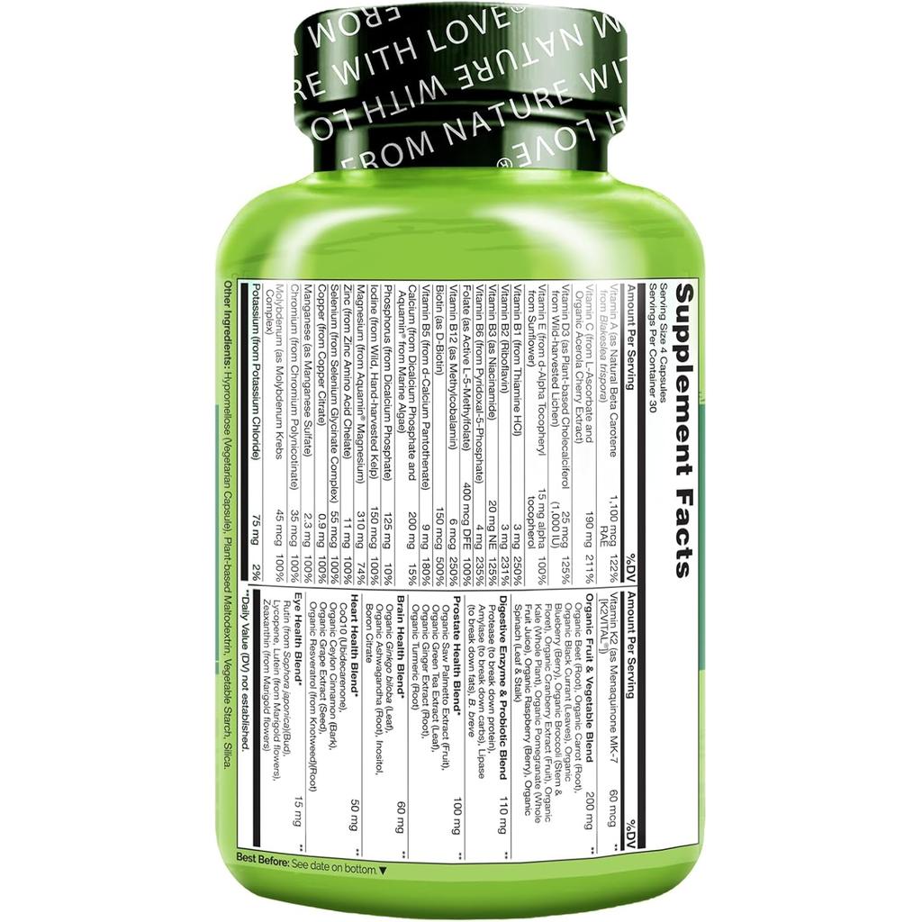 NATURELO Men's 50+ Complete Multivitamin, image 11
