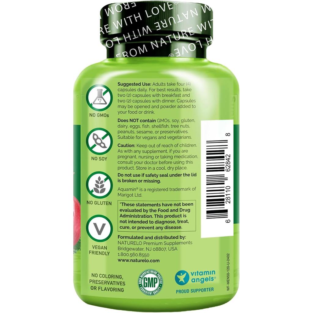 NATURELO Men's 50+ Complete Multivitamin, image 12
