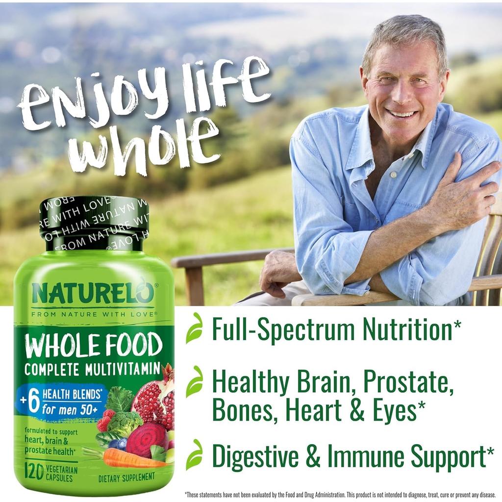 NATURELO Men's 50+ Complete Multivitamin, image 15