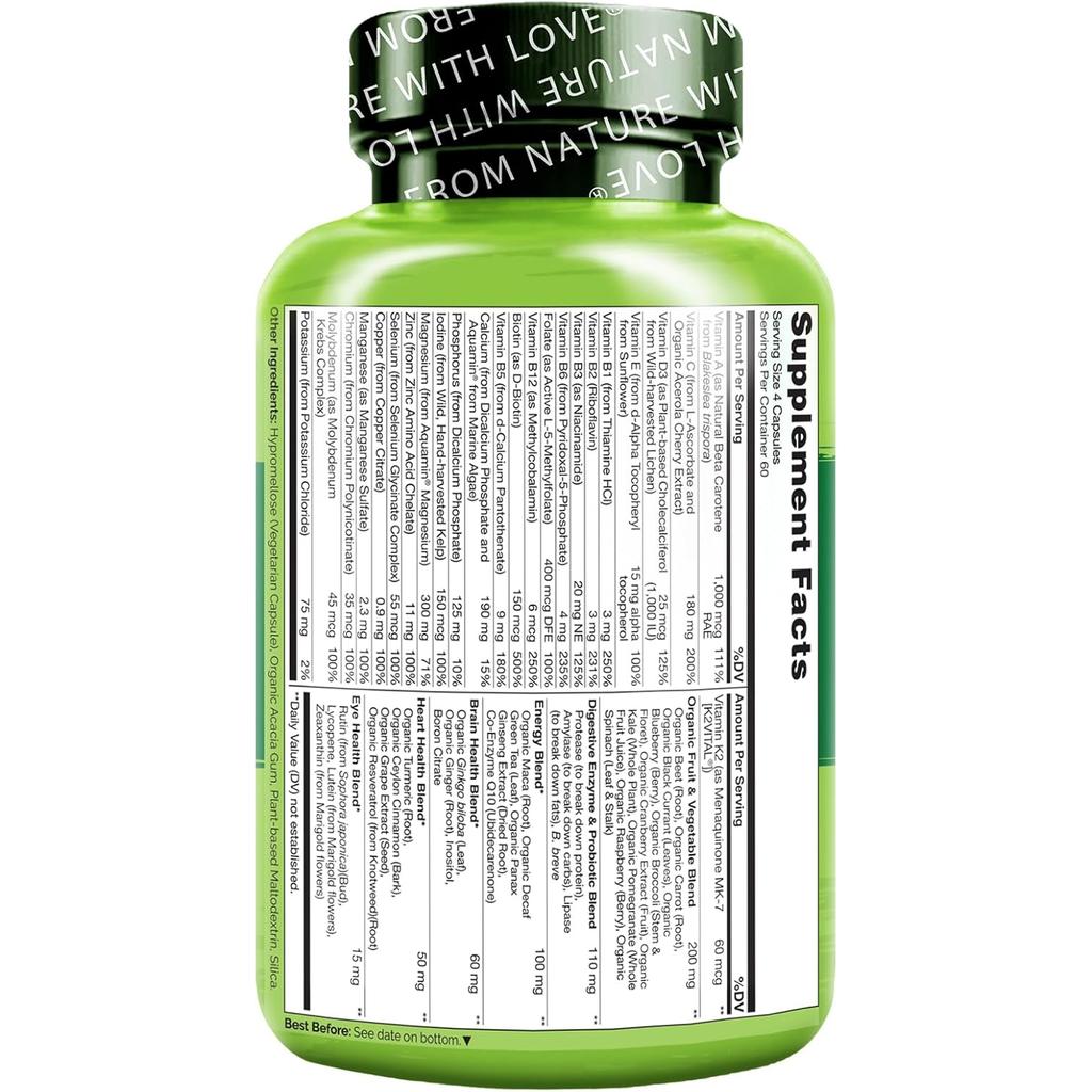 NATURELO Men's Complete Multivitamin, image 2