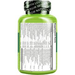 Naturelo Whole Food Multivitamin for Men with Natural Vitamins, Fruit & Herbal Health Blends