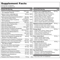 Naturelo Whole Food Multivitamin for Men with Natural Vitamins, Fruits & Herbal Health Blends - Boost Energy, Immunity & Vita