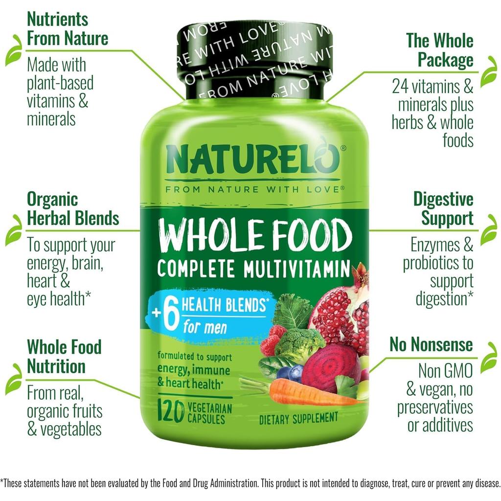 NATURELO Men's Complete Multivitamin, image 14