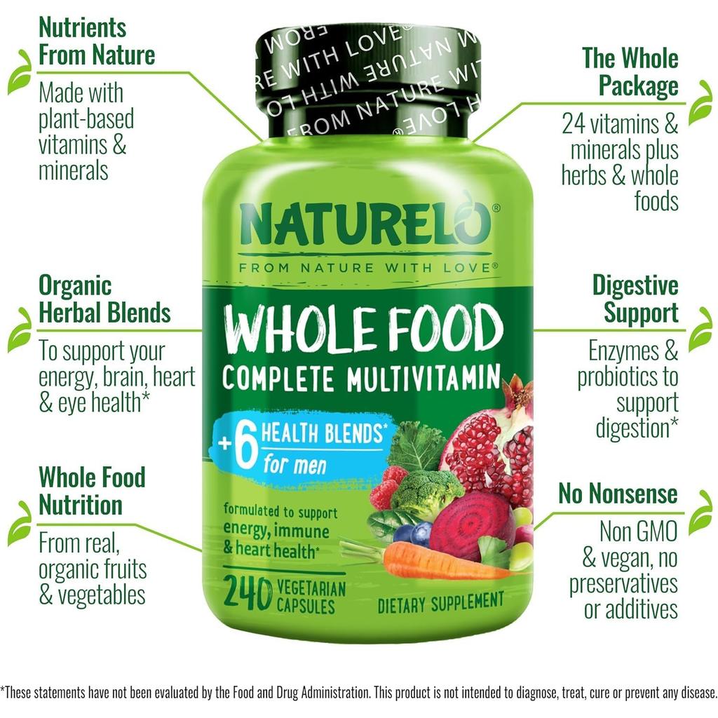 NATURELO Men's Complete Multivitamin, image 9