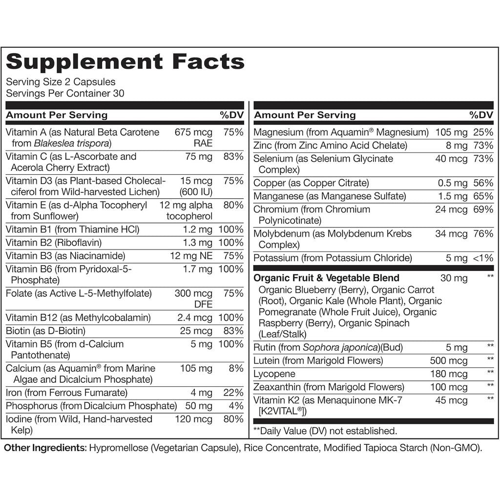 NATURELO Teen Complete Multivitamin with Iron, image 5