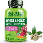 Naturelo whole food multivitamin for women 50+ with natural vitamins, bone blend, no iron - Complete nutritional support for