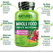 Naturelo whole food multivitamin for women over 50 with bone blend, natural vitamins, iron-free supplement - image 4.