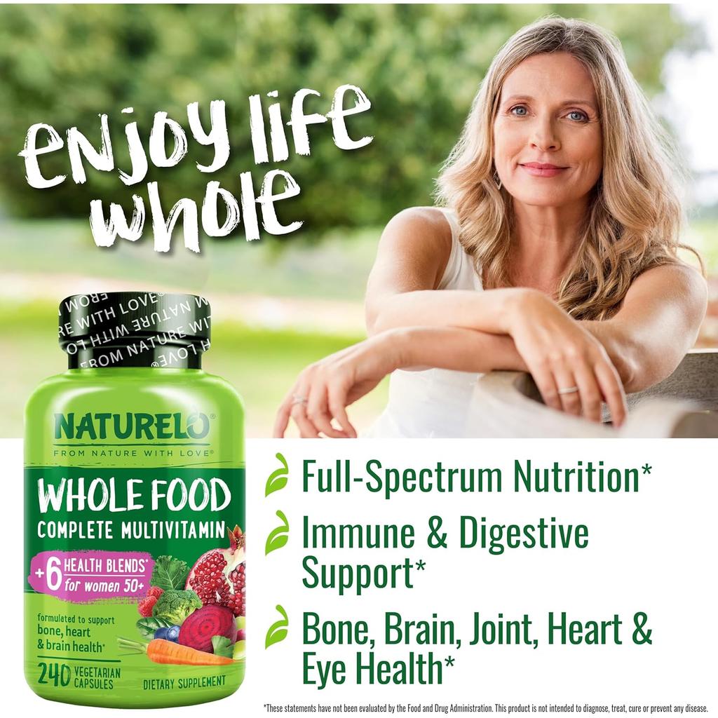 NATURELO Women's 50+ Complete Multivitamin, image 9