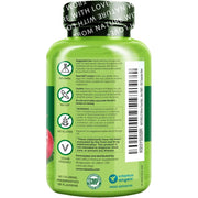 Naturelo Whole Food Multivitamin for Women with Natural Vitamins, Fruit & Herbal Extracts - Immune Support, Energy Boost, Hai