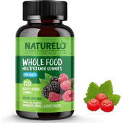 Naturelo whole food multivitamin gummies for adults with natural vitamins - sugar-free, immune support, energy boost.