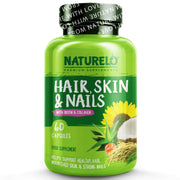 NATURELO® United Kingdom Health and Beauty Hair, Skin & Nails with Biotin, Vitamin C & Collagen