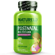 NATURELO® United Kingdom Health and Beauty Postnatal Whole Food Multivitamin for New Mums with Natural Vitamins and Herbs