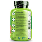 NATURELO® United Kingdom Health and Beauty Whole Food Multivitamin for Men 50+ with Natural Vitamins & Prostate Support