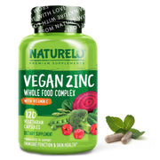 NATURELO® United Kingdom Whole Food Vegan Zinc Supplement